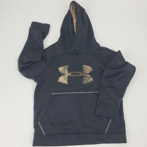 Under Armour Black Hoodie w/ Camo Logo